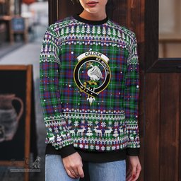 Scottish Calder Calder-campbell Clan Badge Tartan Ugly Sweatshirt Scottish Plaid Tartan Plaid - ScotsTee - scotstee.com