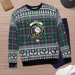 Scottish Calder Calder-campbell Clan Badge Tartan Ugly Sweatshirt Scottish Plaid Tartan Plaid - ScotsTee - scotstee.com