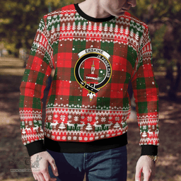 Scottish Erskine Clan Badge Tartan Ugly Sweatshirt Scottish Plaid Tartan Plaid - ScotsTee - scotstee.com