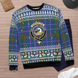 Scottish Edmonstone Of Duntreath Clan Badge Tartan Ugly Sweatshirt Scottish Plaid Tartan Plaid - ScotsTee - scotstee.com