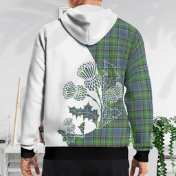 Scottish Whitelaw Clan Badge Tartan White Thistle Hoodie - Tartan Plaid Hoodies Scottish Plaid Tartan Plaid - ScotsTee - scotstee.com