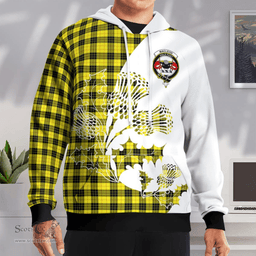 Scottish Macleod Of Lewis Clan Badge Tartan White Thistle Hoodie - Tartan Plaid Hoodies Scottish Plaid Tartan Plaid - ScotsTee - scotstee.com