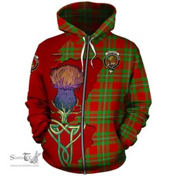 Scottish MacGregor Modern Clan Tartan Crest with Thistle and Scotland Map Tartan Plaid Hoodie Scottish Plaid Tartan Plaid - ScotsTee - scotstee.com