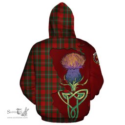 Scottish MacGregor Clan Tartan Crest with Thistle and Scotland Map Tartan Plaid Hoodie Scottish Plaid Tartan Plaid - ScotsTee - scotstee.com