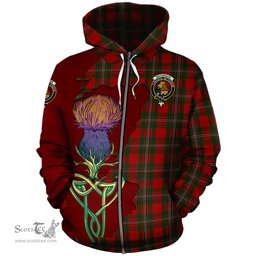 Scottish MacGregor Clan Tartan Crest with Thistle and Scotland Map Tartan Plaid Hoodie Scottish Plaid Tartan Plaid - ScotsTee - scotstee.com