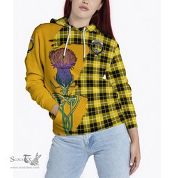 Scottish Barclay Dress Modern Clan Tartan Crest with Thistle and Scotland Map Tartan Plaid Hoodie Scottish Plaid Tartan Plaid - ScotsTee - scotstee.com
