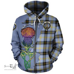 Scottish Bell Clan Tartan Crest with Thistle and Scotland Map Tartan Plaid Hoodie Scottish Plaid Tartan Plaid - ScotsTee - scotstee.com