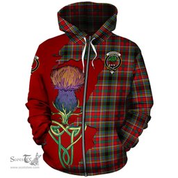 Scottish Anderson of Arbrake Clan Tartan Crest with Thistle and Scotland Map Tartan Plaid Hoodie Scottish Plaid Tartan Plaid - ScotsTee - scotstee.com