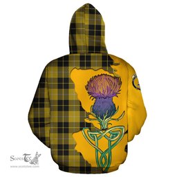 Scottish Barclay Dress Clan Tartan Crest with Thistle and Scotland Map Tartan Plaid Hoodie Scottish Plaid Tartan Plaid - ScotsTee - scotstee.com