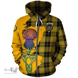 Scottish Barclay Dress Clan Tartan Crest with Thistle and Scotland Map Tartan Plaid Hoodie Scottish Plaid Tartan Plaid - ScotsTee - scotstee.com
