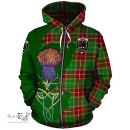 Scottish Baxter Modern Clan Tartan Crest with Thistle and Scotland Map Tartan Plaid Hoodie Scottish Plaid Tartan Plaid - ScotsTee - scotstee.com
