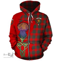 Scottish Cumming Modern Clan Tartan Crest with Thistle and Scotland Map Tartan Plaid Hoodie Scottish Plaid Tartan Plaid - ScotsTee - scotstee.com