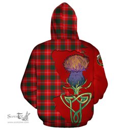 Scottish Fenton Clan Tartan Crest with Thistle and Scotland Map Tartan Plaid Hoodie Scottish Plaid Tartan Plaid - ScotsTee - scotstee.com
