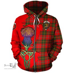 Scottish Hay Modern Clan Tartan Crest with Thistle and Scotland Map Tartan Plaid Hoodie Scottish Plaid Tartan Plaid - ScotsTee - scotstee.com