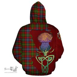 Scottish Forrester or Foster Clan Tartan Crest with Thistle and Scotland Map Tartan Plaid Hoodie Scottish Plaid Tartan Plaid - ScotsTee - scotstee.com