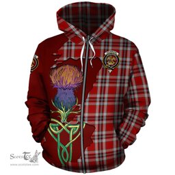 Scottish Drummond of Perth Dress Clan Tartan Crest with Thistle and Scotland Map Tartan Plaid Hoodie Scottish Plaid Tartan Plaid - ScotsTee - scotstee.com