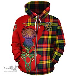 Scottish Dewar Clan Tartan Crest with Thistle and Scotland Map Tartan Plaid Hoodie Scottish Plaid Tartan Plaid - ScotsTee - scotstee.com