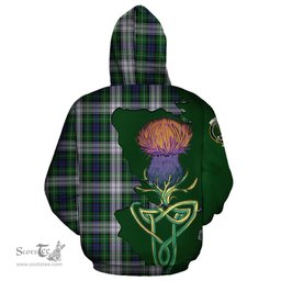 Scottish Forbes Dress Clan Tartan Crest with Thistle and Scotland Map Tartan Plaid Hoodie Scottish Plaid Tartan Plaid - ScotsTee - scotstee.com