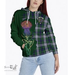 Scottish Forbes Dress Clan Tartan Crest with Thistle and Scotland Map Tartan Plaid Hoodie Scottish Plaid Tartan Plaid - ScotsTee - scotstee.com