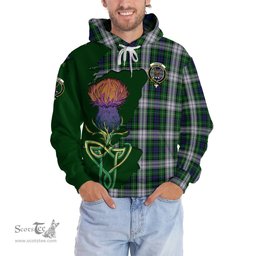 Scottish Forbes Dress Clan Tartan Crest with Thistle and Scotland Map Tartan Plaid Hoodie Scottish Plaid Tartan Plaid - ScotsTee - scotstee.com