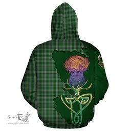 Scottish Gayre Dress Clan Tartan Crest with Thistle and Scotland Map Tartan Plaid Hoodie Scottish Plaid Tartan Plaid - ScotsTee - scotstee.com