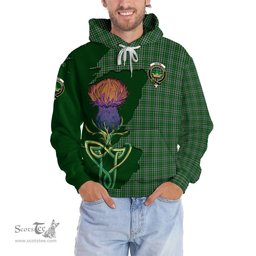 Scottish Gayre Dress Clan Tartan Crest with Thistle and Scotland Map Tartan Plaid Hoodie Scottish Plaid Tartan Plaid - ScotsTee - scotstee.com
