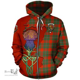 Scottish MacGregor Ancient Clan Tartan Crest with Thistle and Scotland Map Tartan Plaid Hoodie Scottish Plaid Tartan Plaid - ScotsTee - scotstee.com