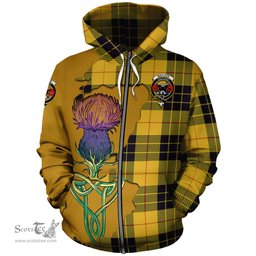 Scottish MacLeod of Lewis Ancient Clan Tartan Crest with Thistle and Scotland Map Tartan Plaid Hoodie Scottish Plaid Tartan Plaid - ScotsTee - scotstee.com