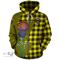 Scottish MacLeod of Lewis Modern Clan Tartan Crest with Thistle and Scotland Map Tartan Plaid Hoodie Scottish Plaid Tartan Plaid - ScotsTee - scotstee.com