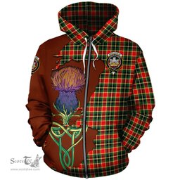 Scottish MacLachlan Hunting Modern Clan Tartan Crest with Thistle and Scotland Map Tartan Plaid Hoodie Scottish Plaid Tartan Plaid - ScotsTee - scotstee.com