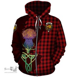 Scottish MacIver Clan Tartan Crest with Thistle and Scotland Map Tartan Plaid Hoodie Scottish Plaid Tartan Plaid - ScotsTee - scotstee.com