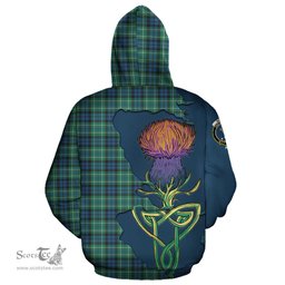 Scottish MacNeil of Colonsay Ancient Clan Tartan Crest with Thistle and Scotland Map Tartan Plaid Hoodie Scottish Plaid Tartan Plaid - ScotsTee - scotstee.com