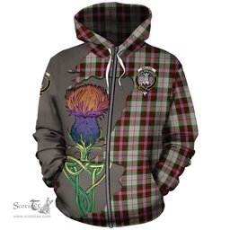 Scottish MacLean Dress Clan Tartan Crest with Thistle and Scotland Map Tartan Plaid Hoodie Scottish Plaid Tartan Plaid - ScotsTee - scotstee.com