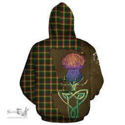 Scottish MacMillan Ancient Clan Tartan Crest with Thistle and Scotland Map Tartan Plaid Hoodie Scottish Plaid Tartan Plaid - ScotsTee - scotstee.com