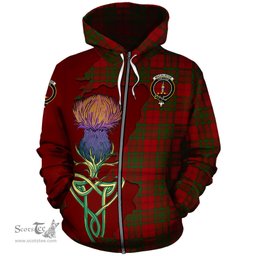 Scottish MacAlister of Glenbarr Clan Tartan Crest with Thistle and Scotland Map Tartan Plaid Hoodie Scottish Plaid Tartan Plaid - ScotsTee - scotstee.com