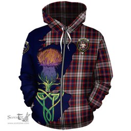 Scottish MacFarlane Dress Clan Tartan Crest with Thistle and Scotland Map Tartan Plaid Hoodie Scottish Plaid Tartan Plaid - ScotsTee - scotstee.com