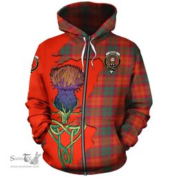 Scottish MacNab Ancient Clan Tartan Crest with Thistle and Scotland Map Tartan Plaid Hoodie Scottish Plaid Tartan Plaid - ScotsTee - scotstee.com