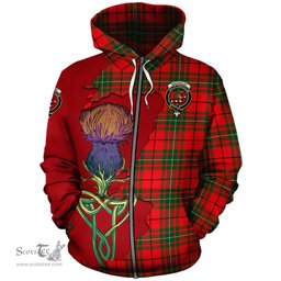 Scottish MacAulay Modern Clan Tartan Crest with Thistle and Scotland Map Tartan Plaid Hoodie Scottish Plaid Tartan Plaid - ScotsTee - scotstee.com