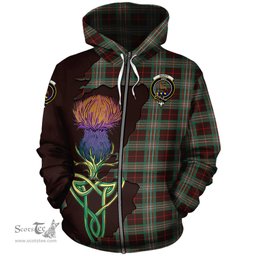 Scottish Scott Brown Ancient Clan Tartan Crest with Thistle and Scotland Map Tartan Plaid Hoodie Scottish Plaid Tartan Plaid - ScotsTee - scotstee.com