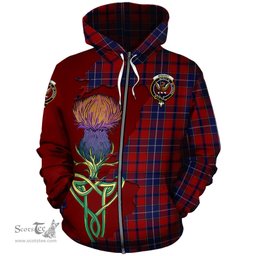 Scottish Wishart Dress Clan Tartan Crest with Thistle and Scotland Map Tartan Plaid Hoodie Scottish Plaid Tartan Plaid - ScotsTee - scotstee.com