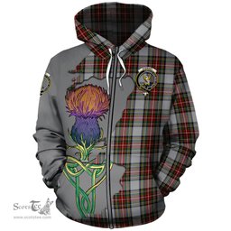 Scottish Stewart Dress Clan Tartan Crest with Thistle and Scotland Map Tartan Plaid Hoodie Scottish Plaid Tartan Plaid - ScotsTee - scotstee.com