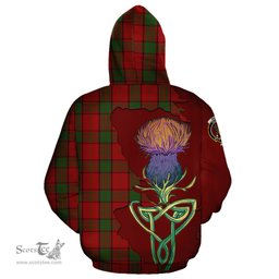 Scottish Maxwell Clan Tartan Crest with Thistle and Scotland Map Tartan Plaid Hoodie Scottish Plaid Tartan Plaid - ScotsTee - scotstee.com