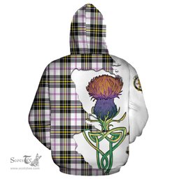 Scottish MacPherson Dress Modern Clan Tartan Crest with Thistle and Scotland Map Tartan Plaid Hoodie Scottish Plaid Tartan Plaid - ScotsTee - scotstee.com