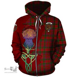 Scottish Munro Clan Tartan Crest with Thistle and Scotland Map Tartan Plaid Hoodie Scottish Plaid Tartan Plaid - ScotsTee - scotstee.com
