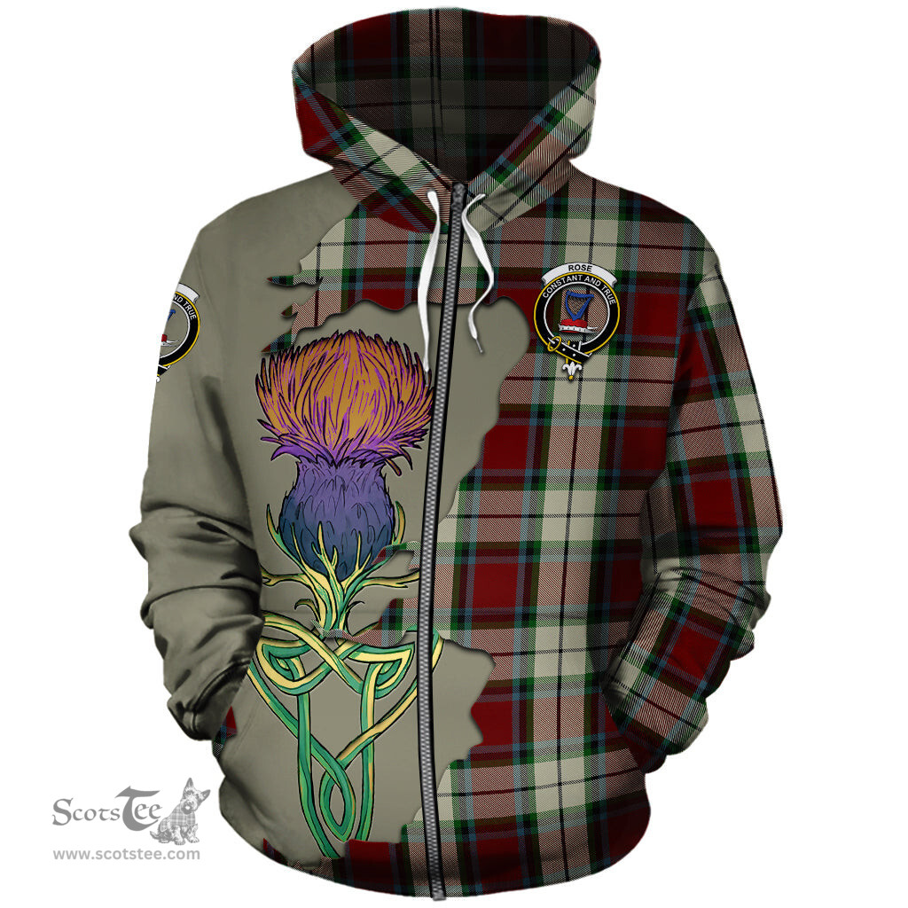 Scottish Rose White Dress Clan Tartan Crest with Thistle and Scotland Map Tartan Plaid Hoodie Scottish Plaid Tartan Plaid - ScotsTee - scotstee.com