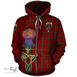Scottish Morrison Ancient Clan Tartan Crest with Thistle and Scotland Map Tartan Plaid Hoodie Scottish Plaid Tartan Plaid - ScotsTee - scotstee.com