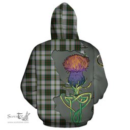 Scottish Taylor Dress Clan Tartan Crest with Thistle and Scotland Map Tartan Plaid Hoodie Scottish Plaid Tartan Plaid - ScotsTee - scotstee.com