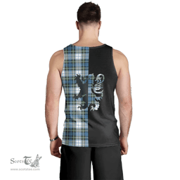 Scottish Campbell Dress Ancient Clan Tartan Men Tank Top - Lion Rampant Style Scottish Plaid Tartan Plaid