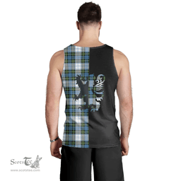Scottish Campbell Dress Clan Tartan Men Tank Top - Lion Rampant Style Scottish Plaid Tartan Plaid
