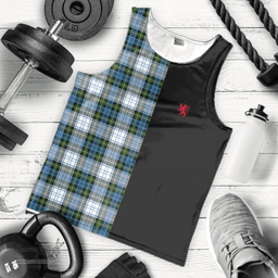Scottish Campbell Dress Clan Tartan Men Tank Top - Lion Rampant Style Scottish Plaid Tartan Plaid